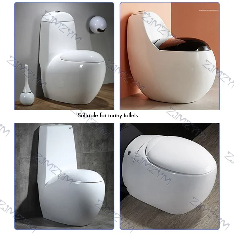 Egg-shaped Toilet Seat Cover For Household Old-fashioned Toilet Board Cover Slow-Close Seats Accessories toilet seat cover