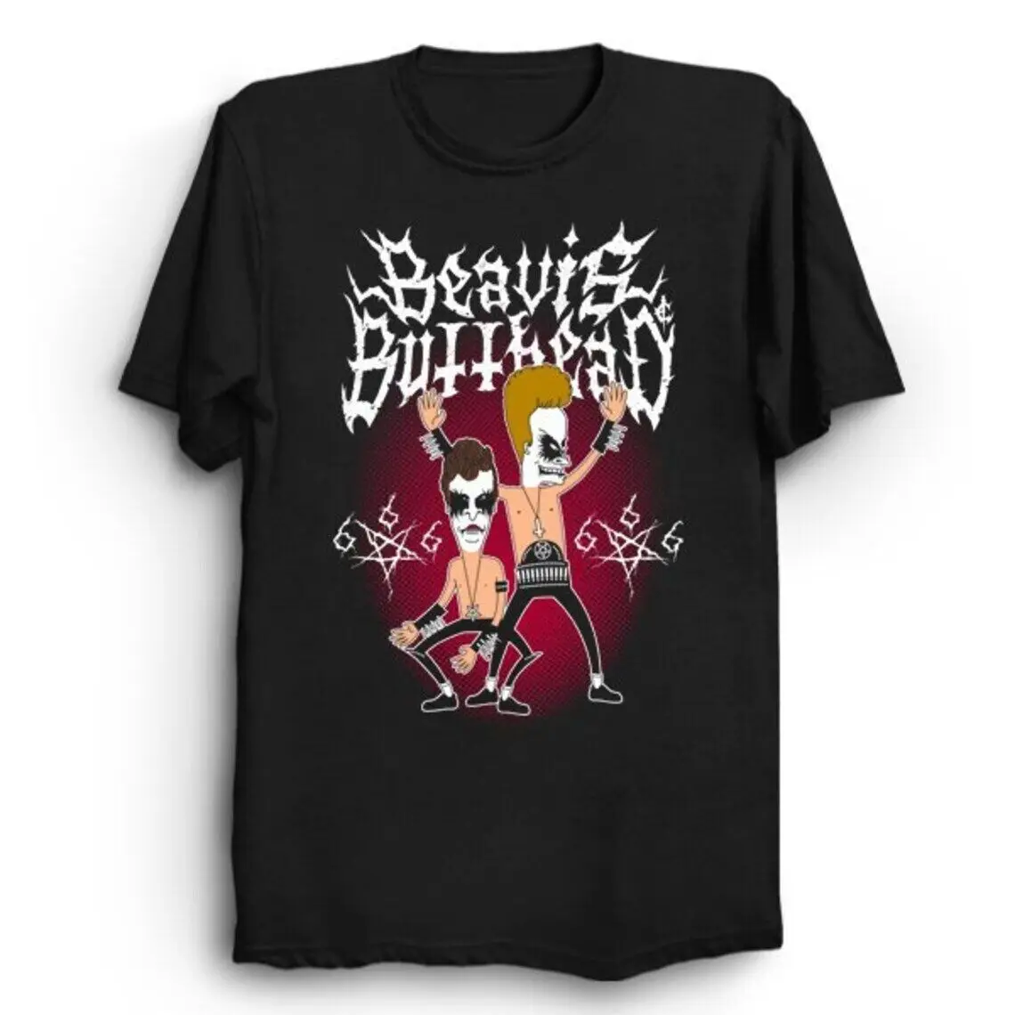 

Забавная черная хлопковая Футболка Beavis и Butthead FT89792