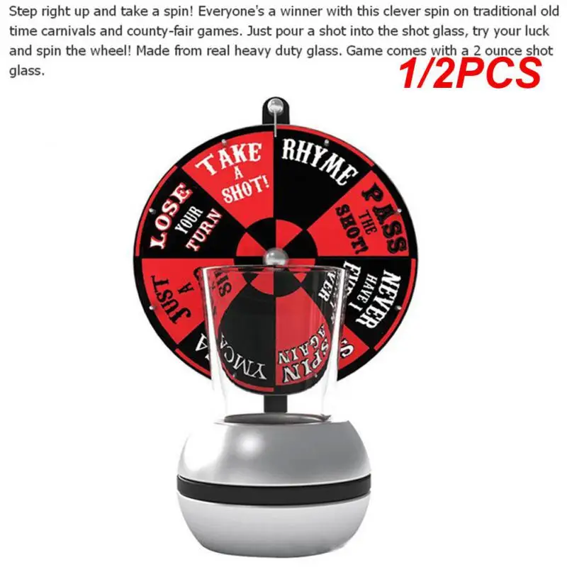1/2Pcs Family Party Game 2023 Creative Funny Game Spin Drink Giradischi All'Ingrosso Wedding Birthday Party Toys Hot Lucky Wheel