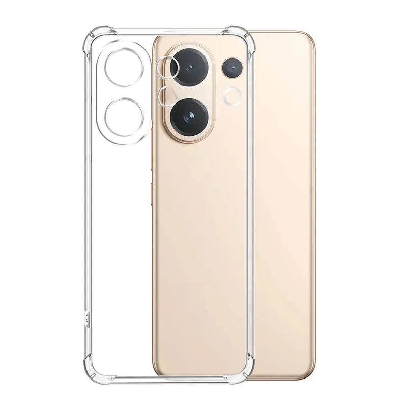 Transparent Shockproof Silicone Phone Case - Soft Protective Cover