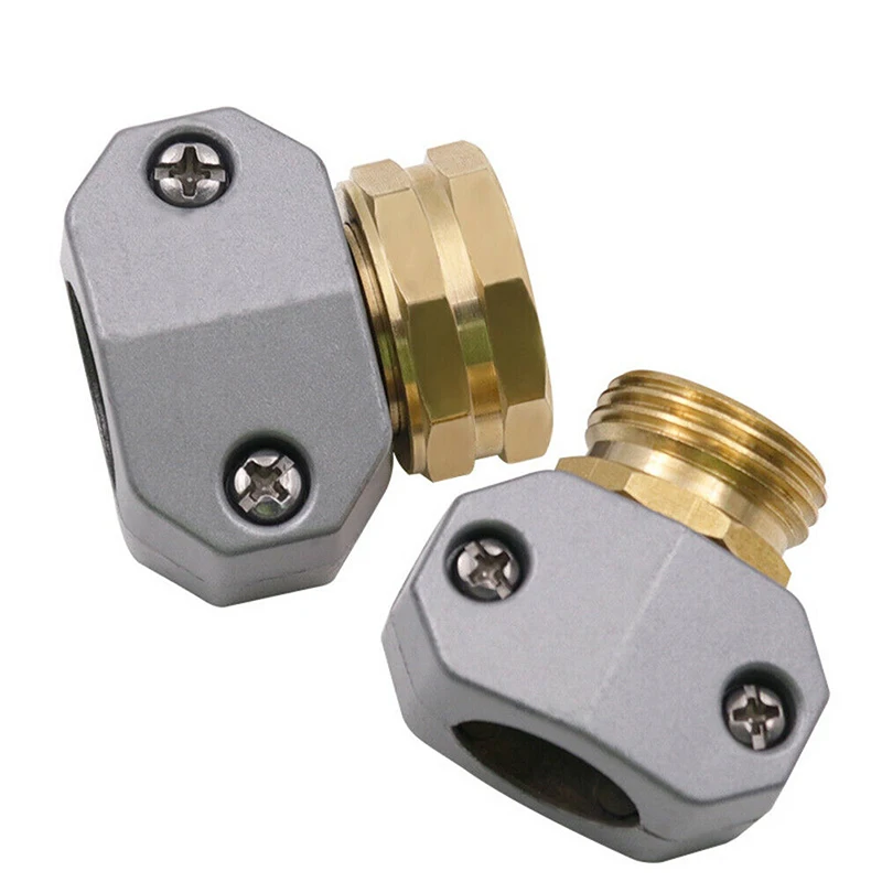 

Garden Hose Repair Mender Kit Hose Connector 3/4 5/8" Male Female Connector Set For Garden Watering Irrigation Tools Connection