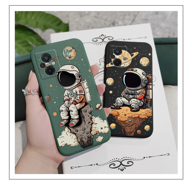 جراب هاتف سيليكون زحل لطيف للأطفال ، غطاء لهاتف xناومي بوكو M6 X6 F6 M5 M5S F5 X5 F4 X4 M4 F3 X3 F2 Pro X2 C40 4G 5G GT NFC