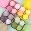 4pc/8pc Soft Makeup Sponge Dry Wet Dual Use Cosmetic Puff Foundation Concealer Highlight Blender Make Up Beauty Tool Accessories 2