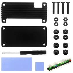 Aluminum Cooler Case with Silicone Pad (Colorful GPIO)