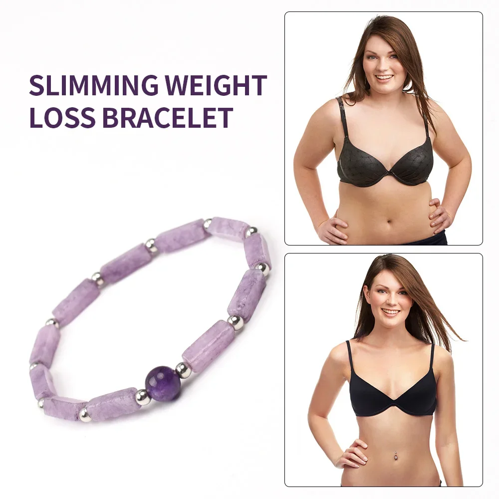 Natural Amethyst Body-purify Slimming Bracelet Image 11