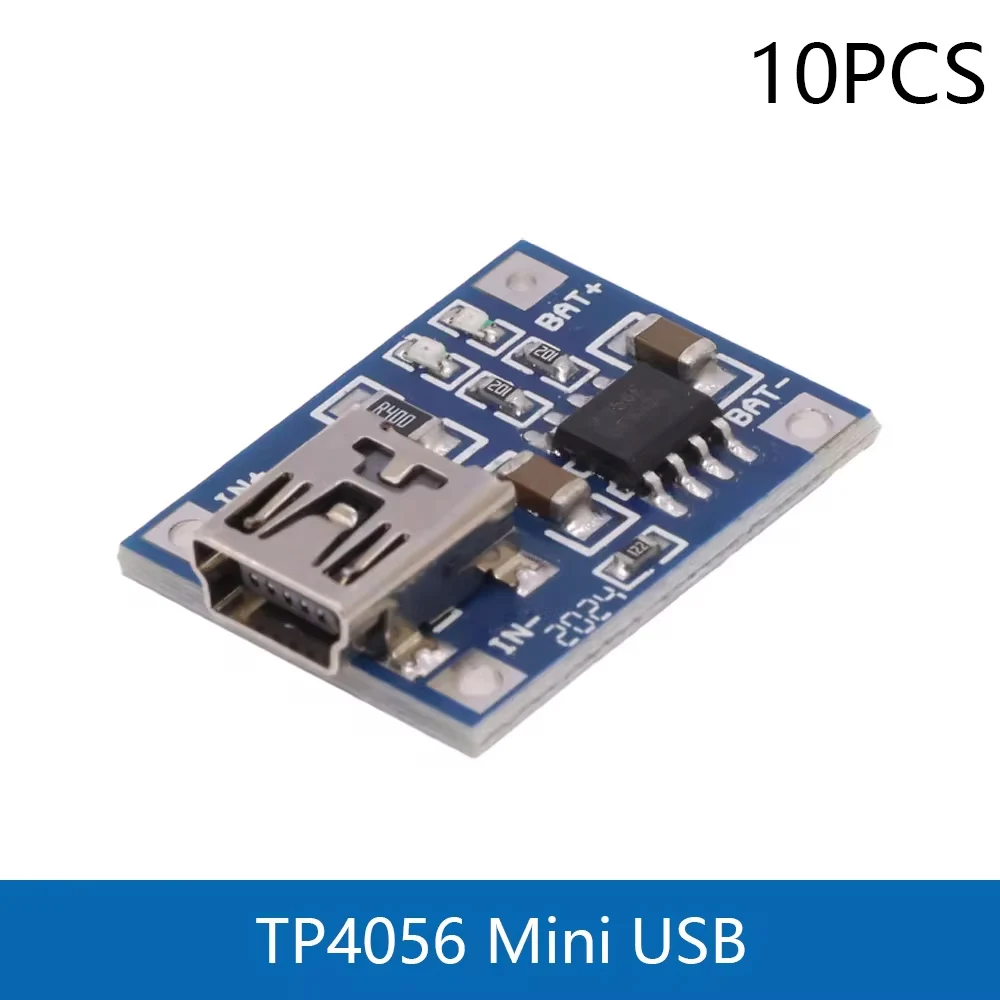 5-Pack TP4056 Micro USB 5V 1A 18650 Lithium Battery Charging Board – USA Seller, Unbranded