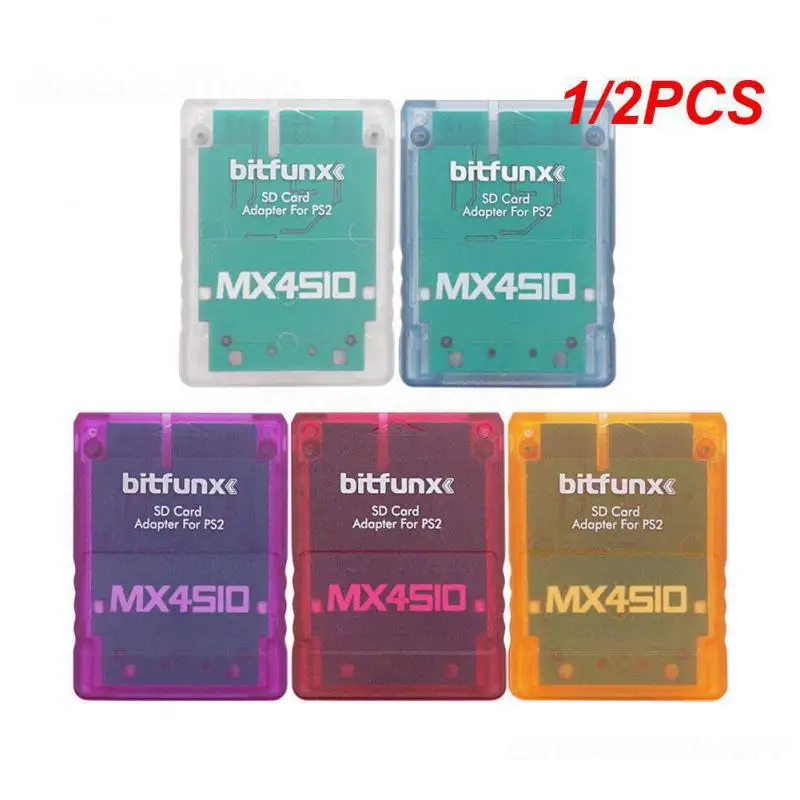 Adattatore Per Scheda Di Memoria Da 1/2 Pz Realizzato A Mano Adattatore Per Console Trasparente Adattatore Per Scheda Adattatore Portatile Per Adattat