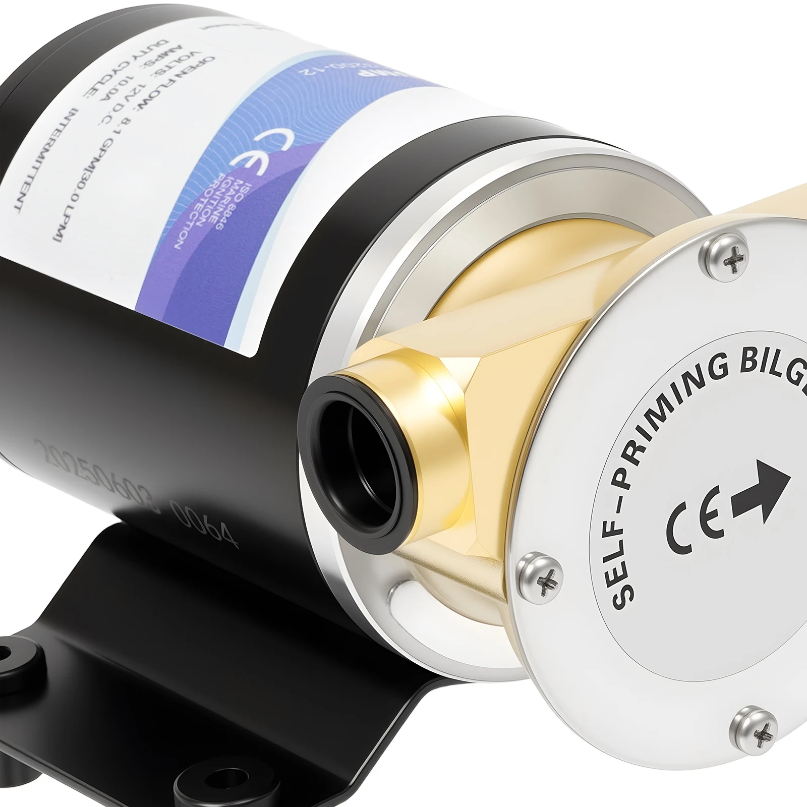 30 l/min Wasserpumpe, 120 W, Motorlaufradpumpe aus reinem Kupfer, 2850 U/min, Wasserpumpe für die Bewässerung von Bootsuntergängen für Sprinkleranlagen – Detail 27