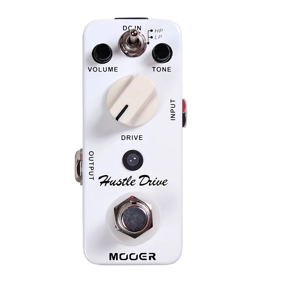 Mooer Mds2 Trambusto Drive Distorsione Pedale Effetto Chitarra Tube-Like Drive Sound 2 Modalità Di Lavoro (Hp/Lp) Micro Pedale True Bypass