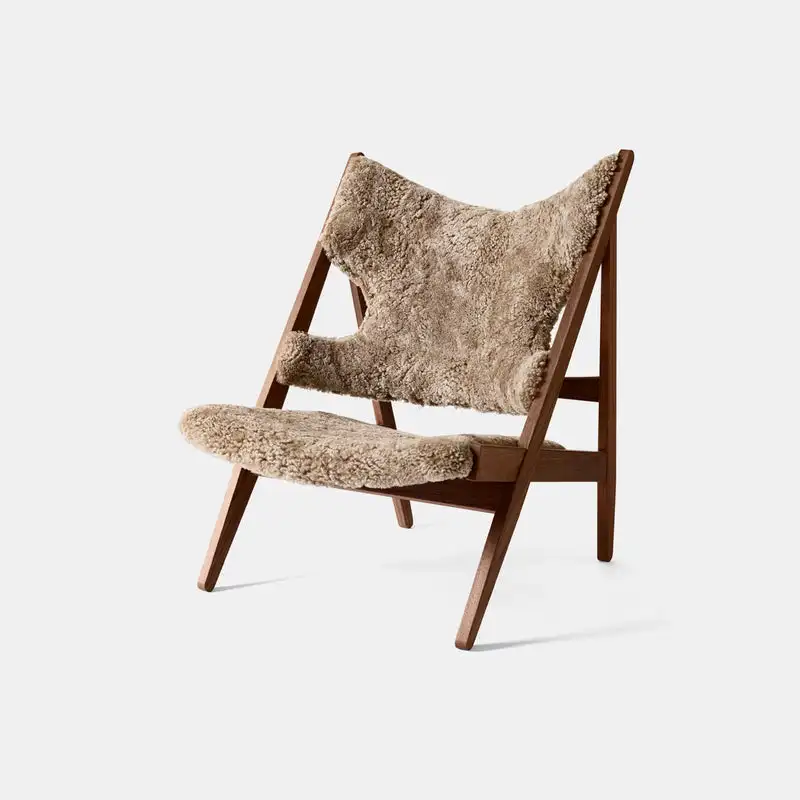 Designer Light Luxury Solid Wood Leisure Chair Silent Style High Back Sofa Chair Hotel Cafe Negotiation Creative Single