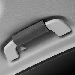 Universal Car Roof Armrest Pull Cover - Interior Auto Safety Handle Protection Accessory (GRAY)