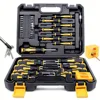 Magnetic Screwdrivers Set With Case, 43-piece Includs Slotted, Phillips, Hex, Pozidriv, Torx And Precision Screwdriver Set