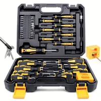 Magnetic Screwdrivers Set With Case, 43-piece Includs Slotted, Phillips, Hex, Pozidriv, Torx And Precision Screwdriver Set