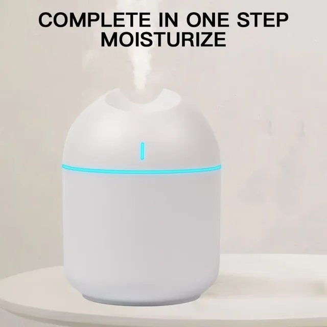 250ml Mini Air Humidifier Essential Oil Diffuser USB LED Light for Home Office Anionic Misty Automotive Humidifier 3