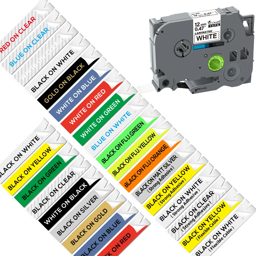 Brother Tze 231 12mm Black White P Touch Tape Brother Tze231 Label Maker Tape 231 Aliexpress