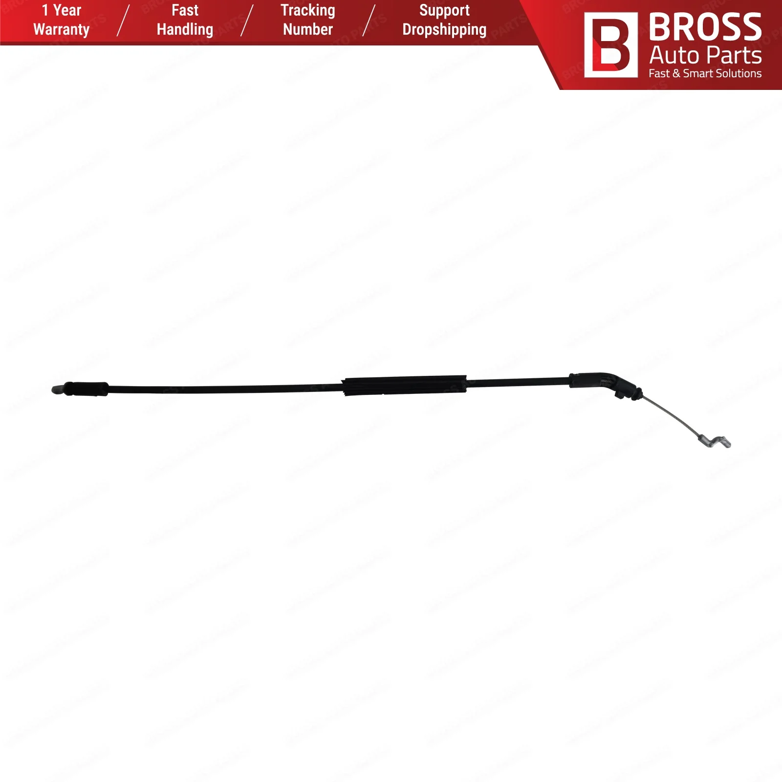 Bross Auto Parts BDP925 Outer Door Handle Release Lock Latch Bowden Cable Front for Renault Fluence. Lenght: 420 mm | Автомобили и