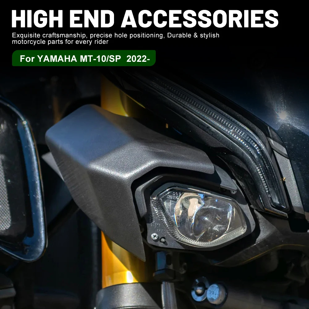 YAMAHA MT-10 SP MT 10 2022+ 용 헤드 라이트 슈라우드 헤드 라이트 보호 커버 슈라우드 페어링 카울 키트 오토바이 액세서리