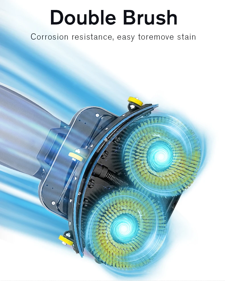 Description Picture 5 of itemMagnetic Floor Scrubber Cleaning Machines Self-Cleaning Suction And Mopping Machine