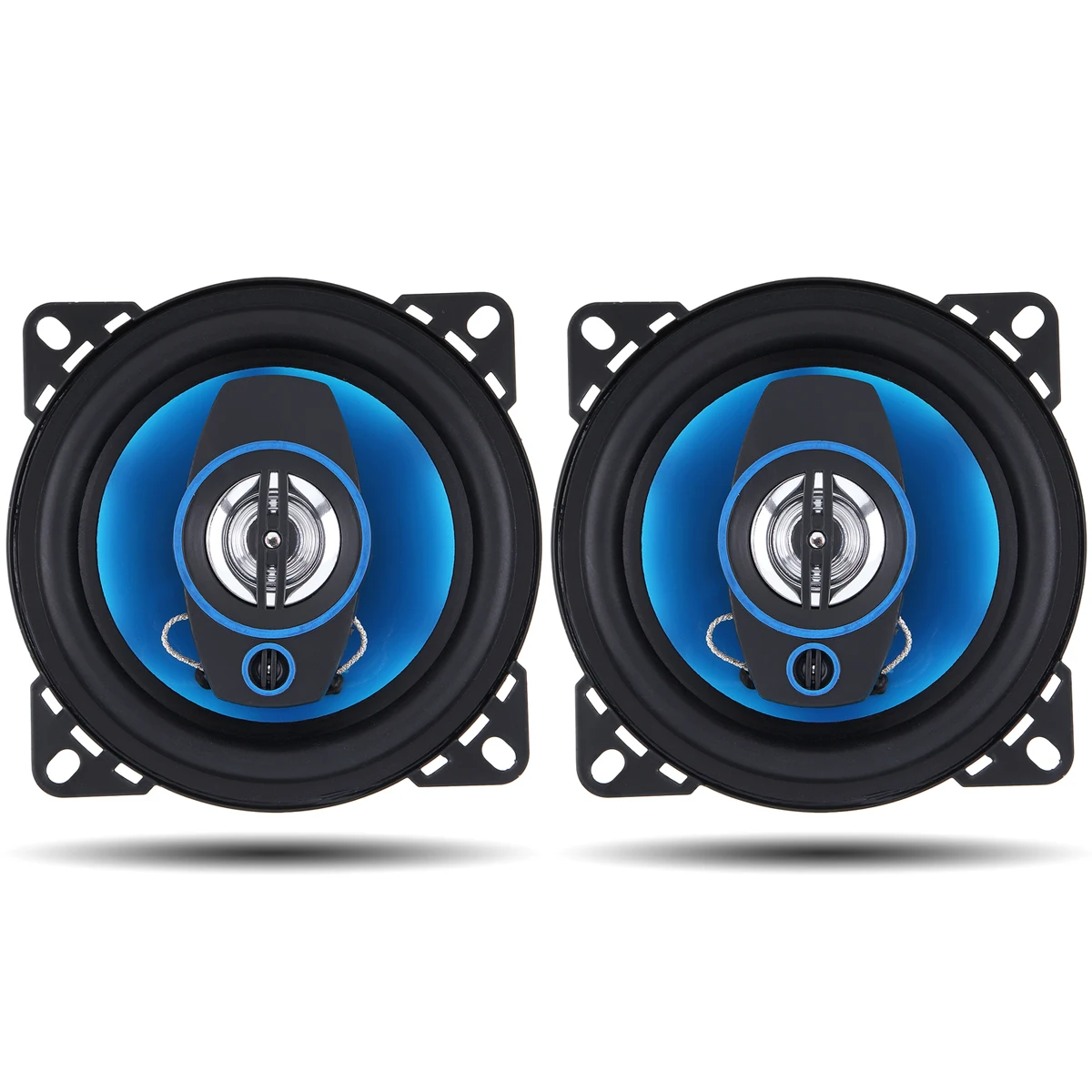 2Pcs 4 Inch 2 Way 300W Car Speakers Automobile HiFi Audio Full Range Frequency Subwoofer Coaxial High Pitch Loudspeakers car coaxial speakers