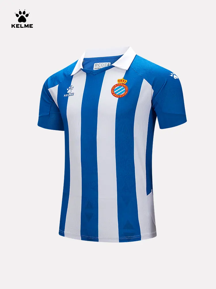 Kelme Soccer Jerseys 24/25 New Season Espanyol Club With The Same Home Player Version Of The Shirt No Sleeve
