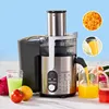 Cold Press Juicer Wide Mouth Juicer Extractor, for Vegetable and Fruit with 5-Speed Setting, High Juice Yield stainless steel 3
