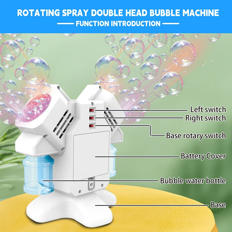 Rotating Floor Bubble Toy 4