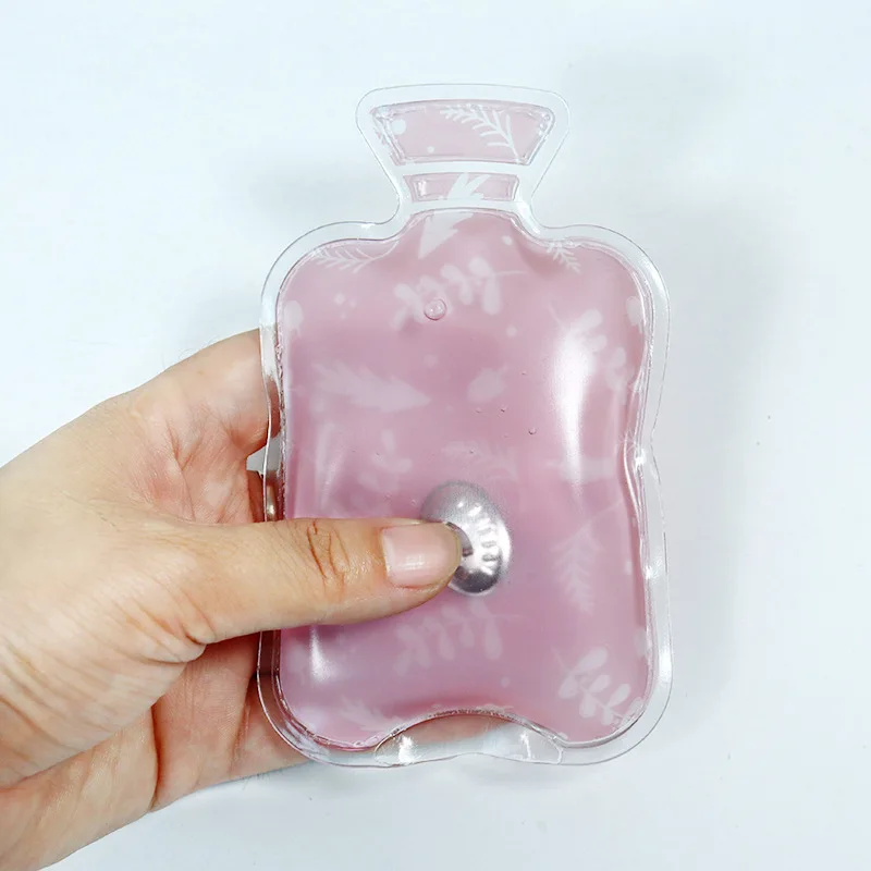  Mini Gel Self-heating Warm Paste Christmas Gift Creative Convenient Hand Warmer Bag Metal Sheet To Break Heat 