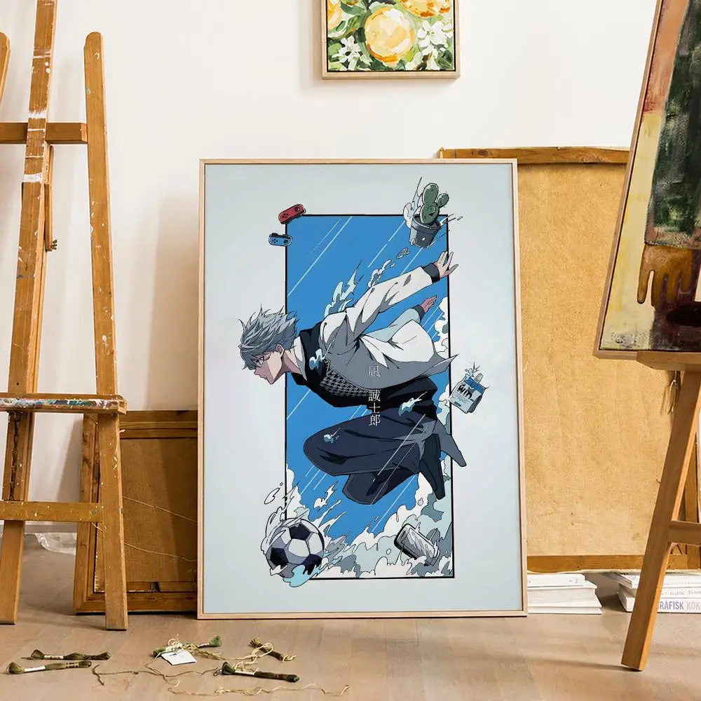 Blue Lock Anime Art Self-Adhesive Waterproof Wall Sticker Decor