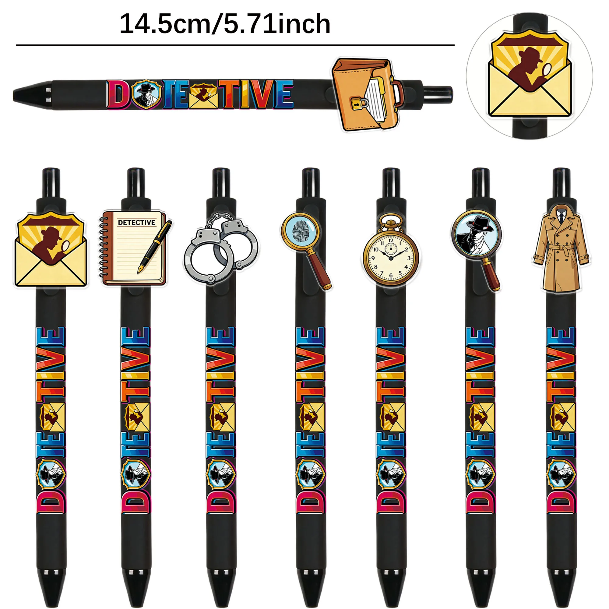 Detective-Themed Exclusive Ballpoint Pen Set