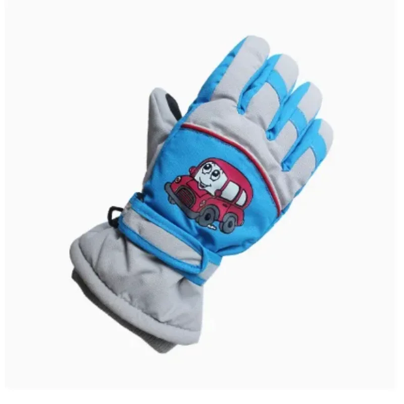 Children's Winter Skiing Windproof Thickened and Warm Gloves