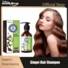 Ginger Anti Hair L-oss Shampoo Deep Clean Nourishing Oil Control Make Repair Damaged Hair Soft Smooth Organic Hair Growth Care 1