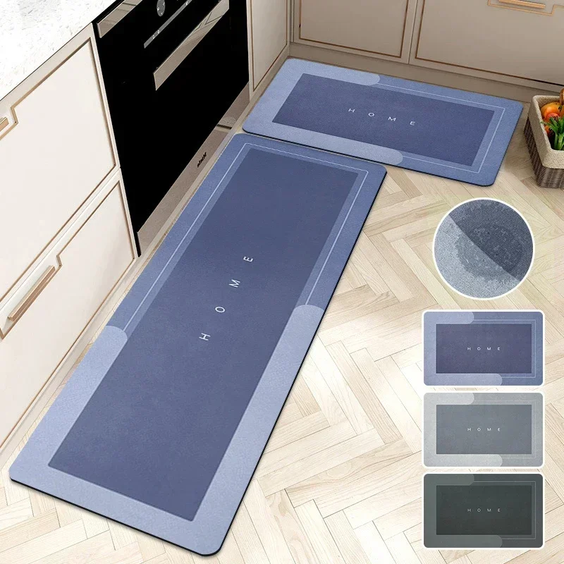 Diatomite Super Absorbent Long Kitchen Mat 2