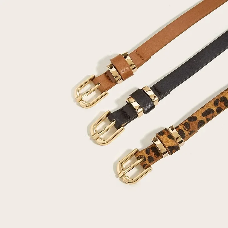 Belts for Women Designer Belts Fashion Belts for Lady Black Waist Belt Ladies Belt Strap for Dresses Belt Female Pu Leather CY06 - 3