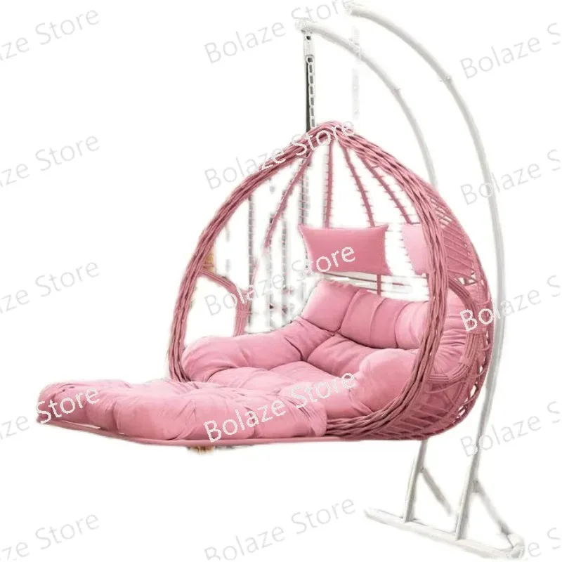 

Подвесная корзина для принцесс, ротанговое кресло, кресло-качалка, гамак, балкон, качели, птичье гнездо, уличное кресло для отдыха