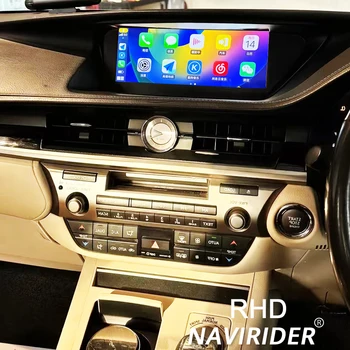 Android 14 RHD Radio de coche estéreo de 10,25 pulgadas para LEXUS ES ES200 ES300H ES250 ES350 RHD 2013-2017 navegación Bluetooth pantalla DSP 1