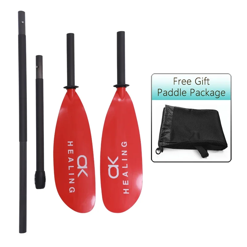 Portable 4 in 1 Kayaking Paddle Rowing Oars Stable Connection Strong Lock Fiberglass Shaft Kayak Paddles kayak paddles