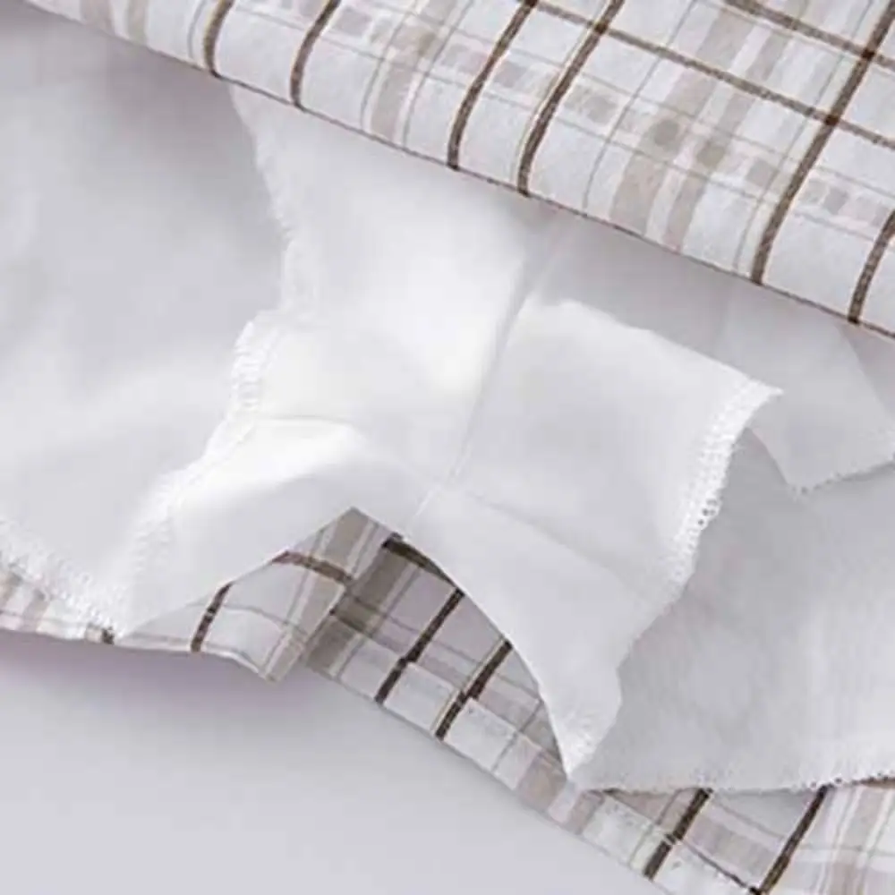 Sweet Irregular Plaid Shirts Skirt A-line High Waist Fake Two-piece Skirts Lace-up Streetwear Plaid Shorts Skirt Girls