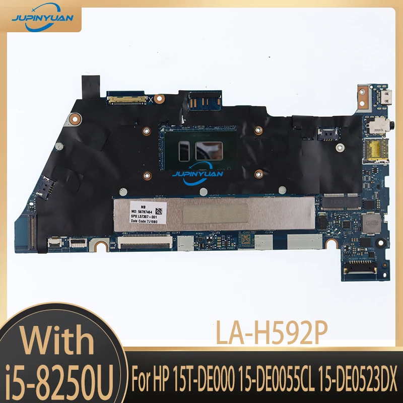 

L57307-001 материнская плата DPC50 LA-H592P i5-8250U CPU 8GB RAM 128GeMMC для HP 15T-DE000 15-DE0055CL 15-DE0523DX PC Laptop MB протестирована