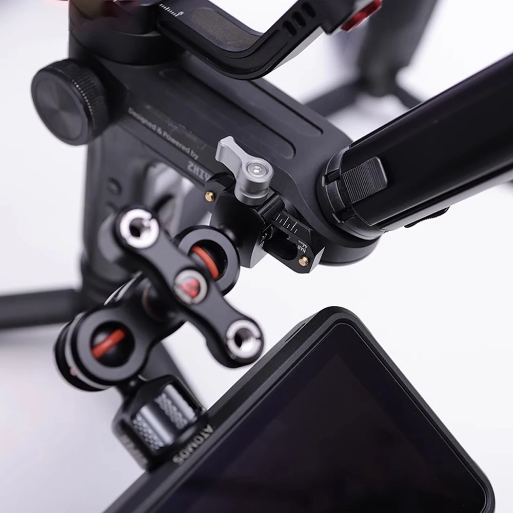 Camera Cage Camera Handle Mini NATO Rail Camera Anti-Off Quick Release NATO Rail for FX3/FX30 Camera