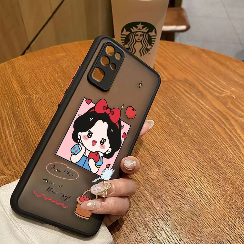 thumbnail image 1 of Matte Case for HONOR 70 50 30S 30 20 8X 9A 9X PLAY 4T X7 X8 X9 X10 5G V40 Case Funda Coque Capa Shell Cartoon Anime Snow White, 1 of 5