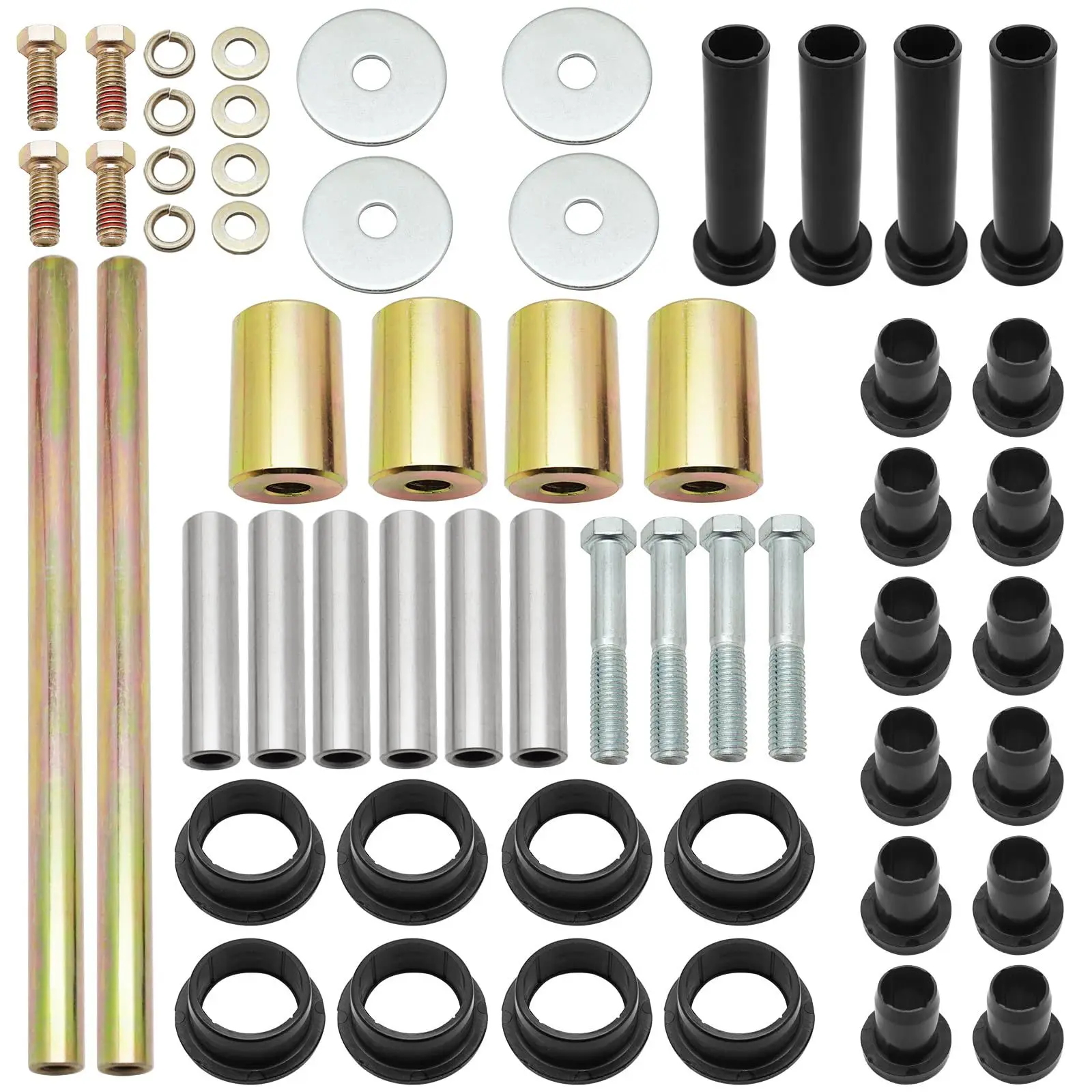 OE:5020826 A-Arm Bushing Shafts Kit Rear Suspension Bump Stops Kit Rear Upper Mounts for Polaris Sportsman 400 450 600 700