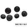 CNC Steel Cut SHS Gear Set Torque 16:1 18:1 High Speed Gear Set For Ver.2 AEG EBB Airsoft Gearbox 2