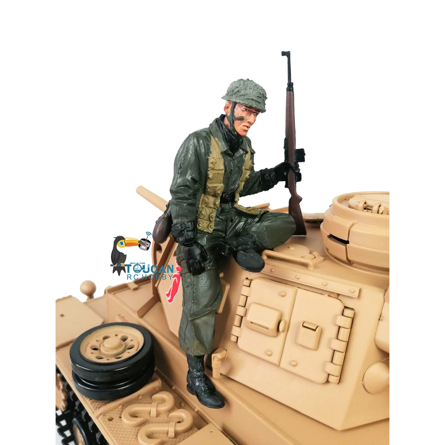 Resin German Soldier Spare Parts for HENG LONG 1/16 RC Tank DIY Model Remote Control Toys Doll Military - AliExpress