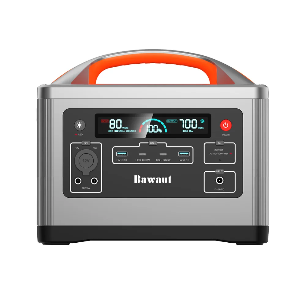 Best Generador Panel Solar Battery Bank For Backpacking 700W 500Wh Tablet Laptop And Mobile