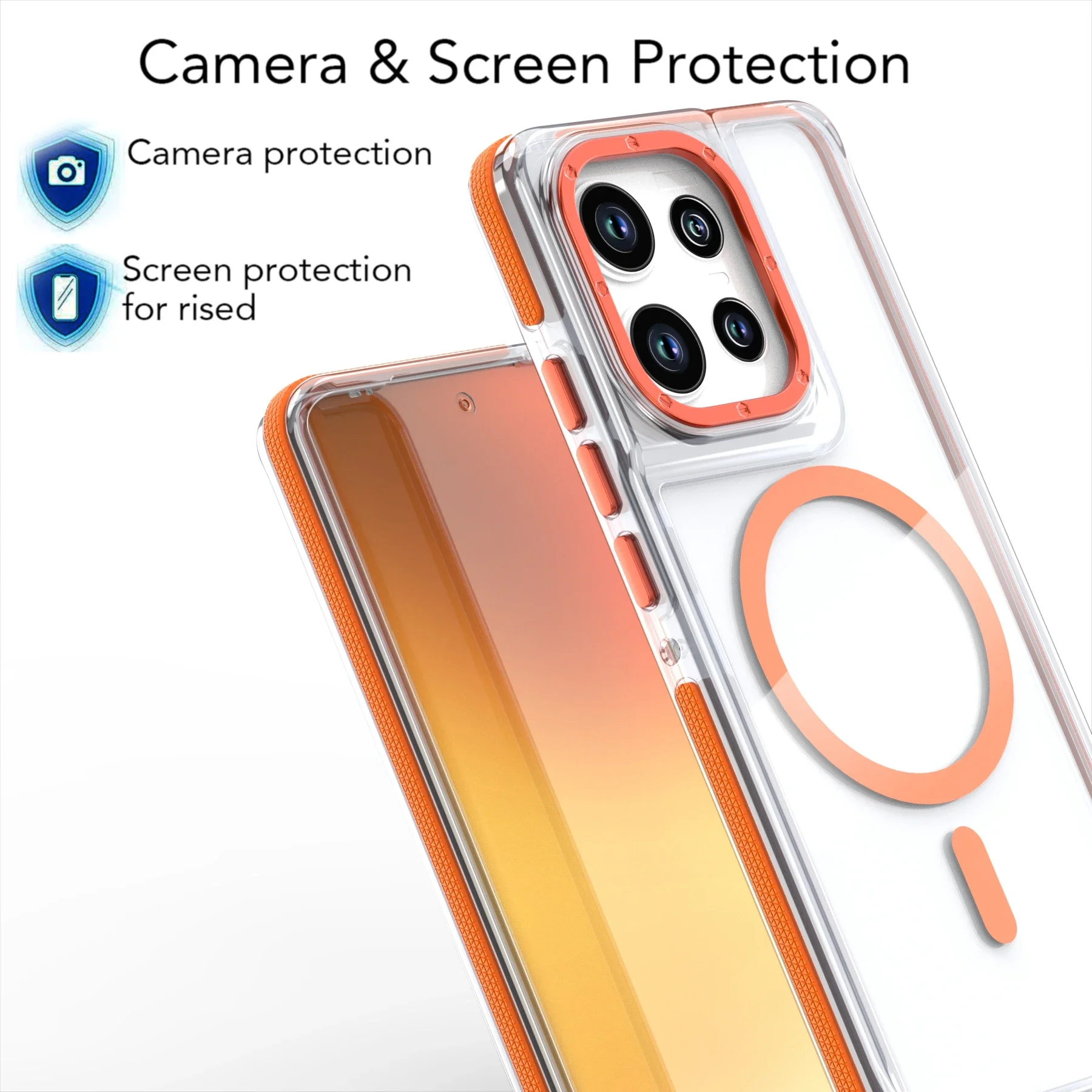 Luxury Magnetic Clear Case with Magsafe Compatibility