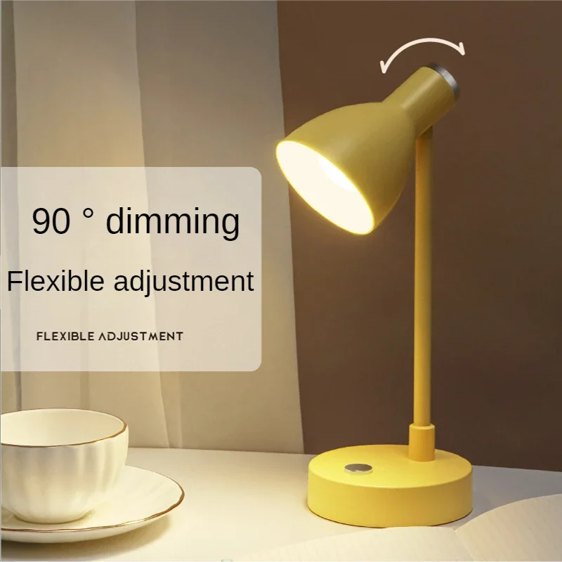 

Creative LED Nordic Desk Lamp Eye Protection Reading Table Lamp Living Room Bedroom Home Decor Lighting Touch Dimming Table Lamp