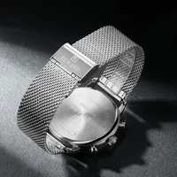 REWARD Men’s Watches Top Brand Sport Watch Luxury Men Stainless Steel Mesh Quartz Wrist Watches Chronograph Design Male Clock 2