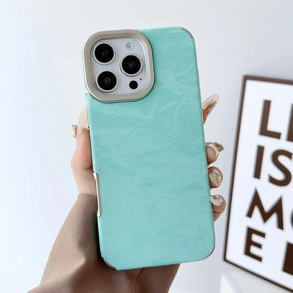 Luxury Snow Mountain Pattern Silicone Leather Phone Case - Shockproof Bumper Cover