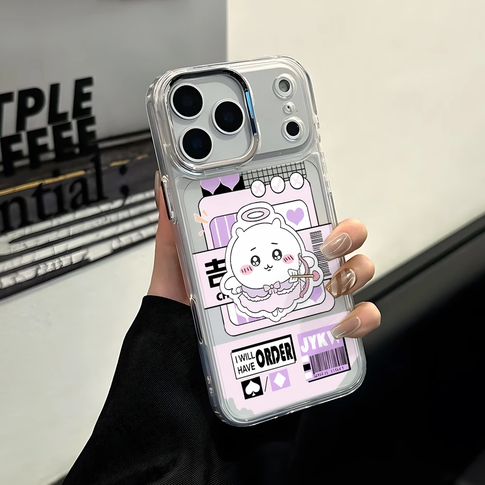 Cute Chiikawas Usagies Luxury Clear Phone Case Cover
