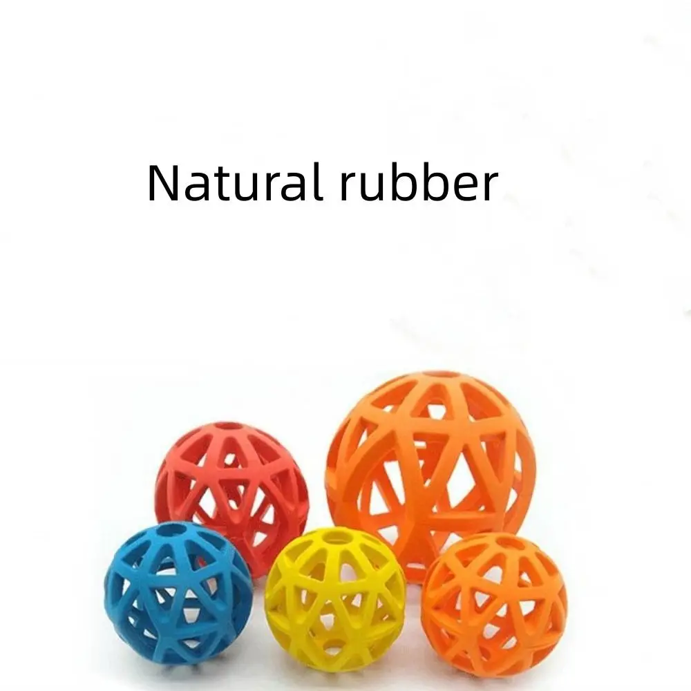 Rubber Dog Chewing Toys for Large Medium Dogs Hollow Balls Shaped Dog Toy Bite Resistant Funny Soft Dog Accessories 2